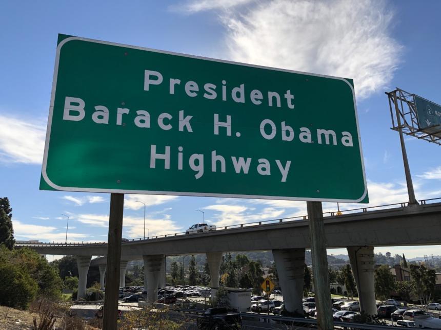Freeway 134 in Los Angeles Named the 'President Barack H. Obama Highway'