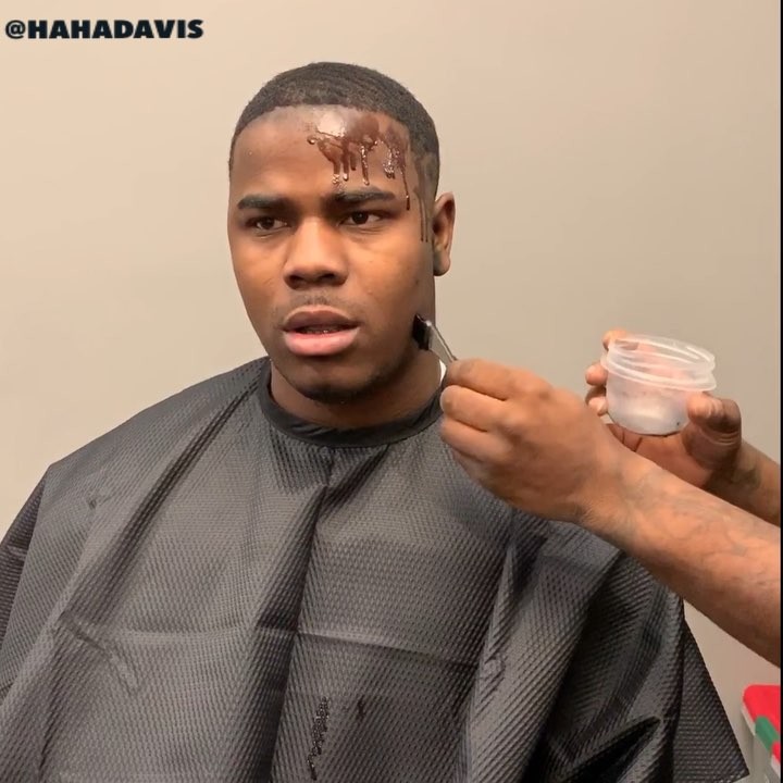 HaHa Davis on Instagram: “Thoughts when you get  a hair cut by a new barber. #HaHaDavis”
