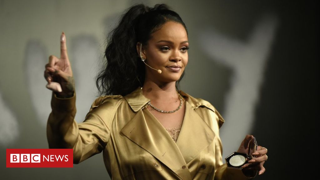 Rihanna tops Forbes rich list thanks to Fenty make-up - BBC News